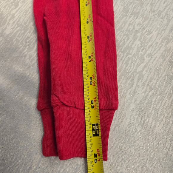 Chaser sz med 100% cotton long sleeve red fall casual soft cozy - Picture 10 of 10